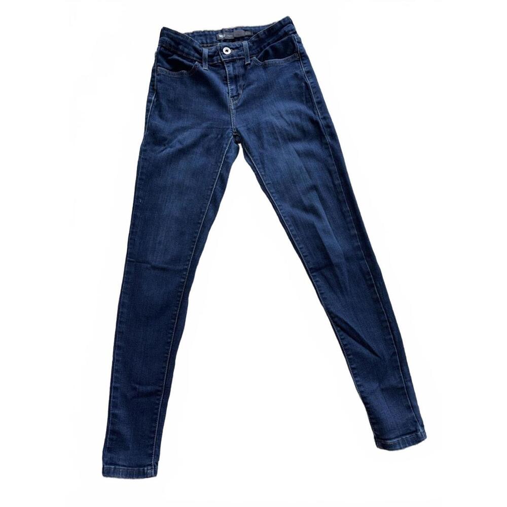 LEVI STRAUSS Super Skinny Stretch Girls Jeans Denim Size 2 Reg